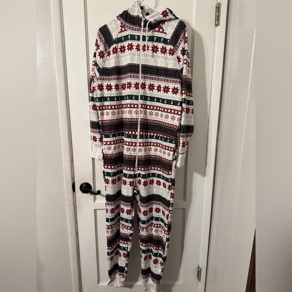 Fabletics The Go-To Fleece Hooded Onesie Sz medium - Picture 6 of 8